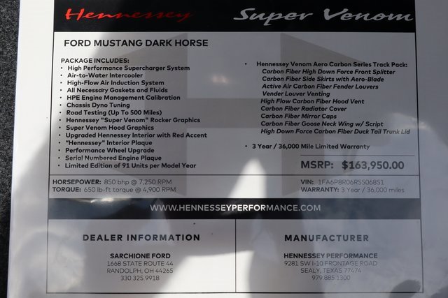 Used 2024 Ford Mustang Dark Horse w/ Dark Horse Handlin Package image 4