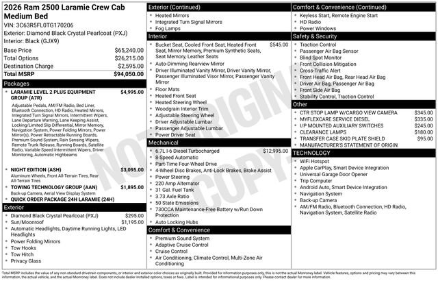 New 2026 RAM 2500 Laramie image 2