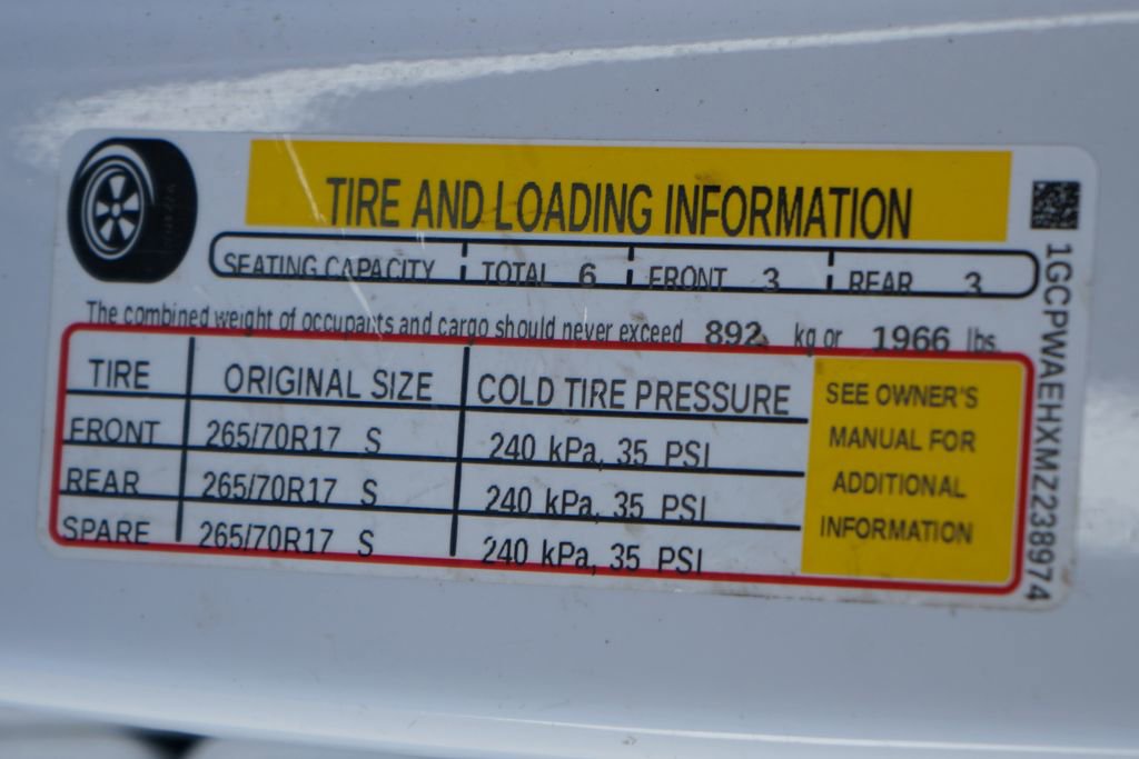 Used 2021 Chevrolet Silverado 1500 W/T w/ WT Value Package image 52