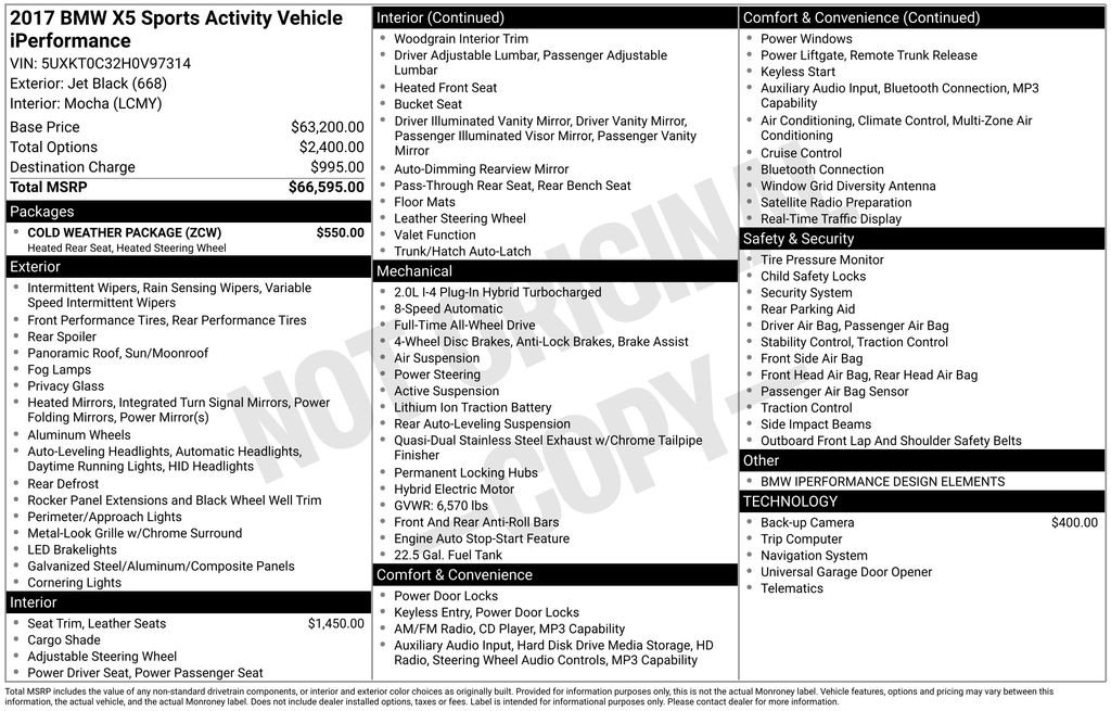 Used 2017 BMW X5 xDrive40e image 39