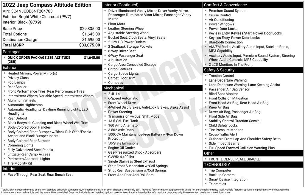 Used 2022 Jeep Compass Altitude image 6