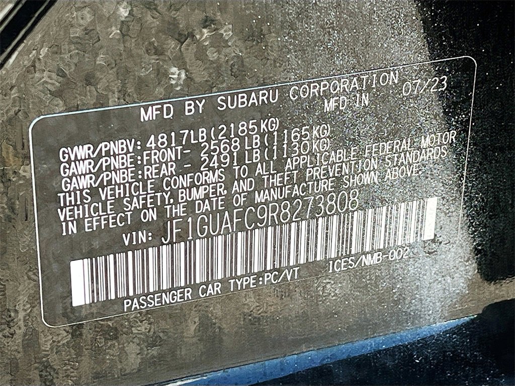 Used 2024 Subaru Impreza 2.0i Sport image 29