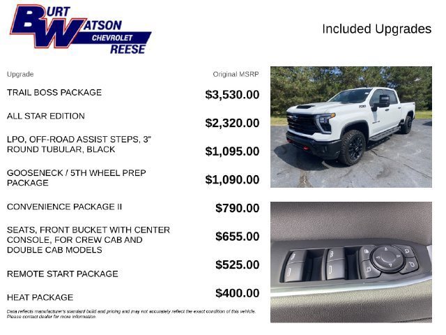 New 2026 Chevrolet Silverado 3500 LT w/ Trail Boss Package AWD/4WD image 2