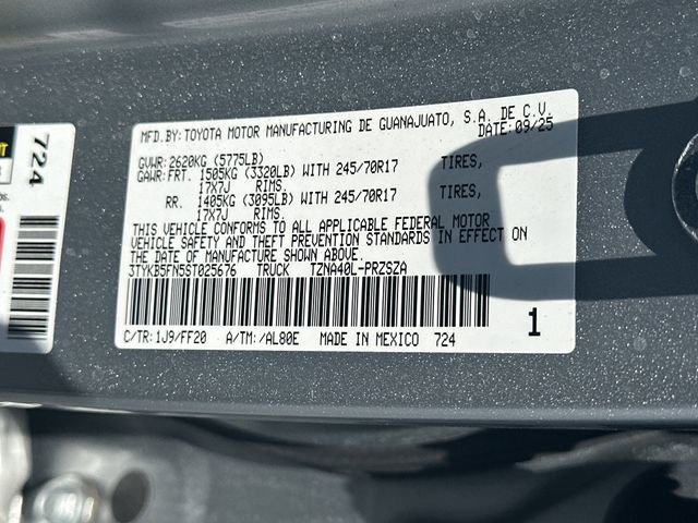 Certified 2025 Toyota Tacoma SR5 RWD image 19