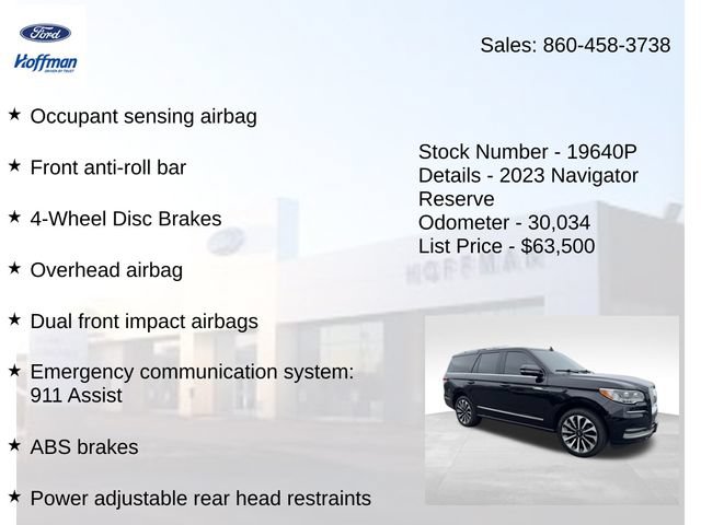 Certified 2023 Lincoln Navigator Reserve AWD/4WD image 30