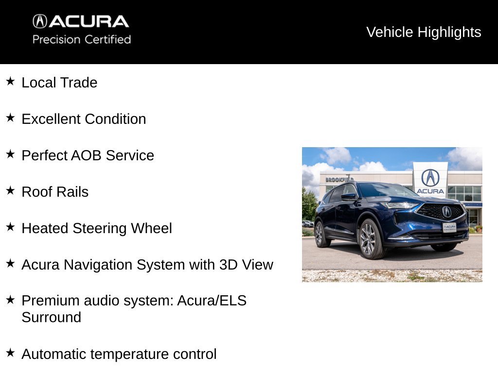 Certified 2023 Acura MDX w/ Technology Package AWD/4WD image 5