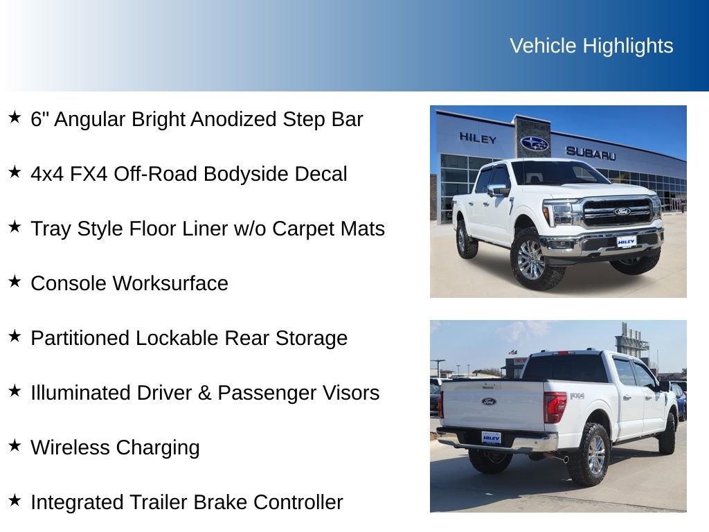 Used 2025 Ford F150 Lariat w/ Equipment Group 501A Mid image 10