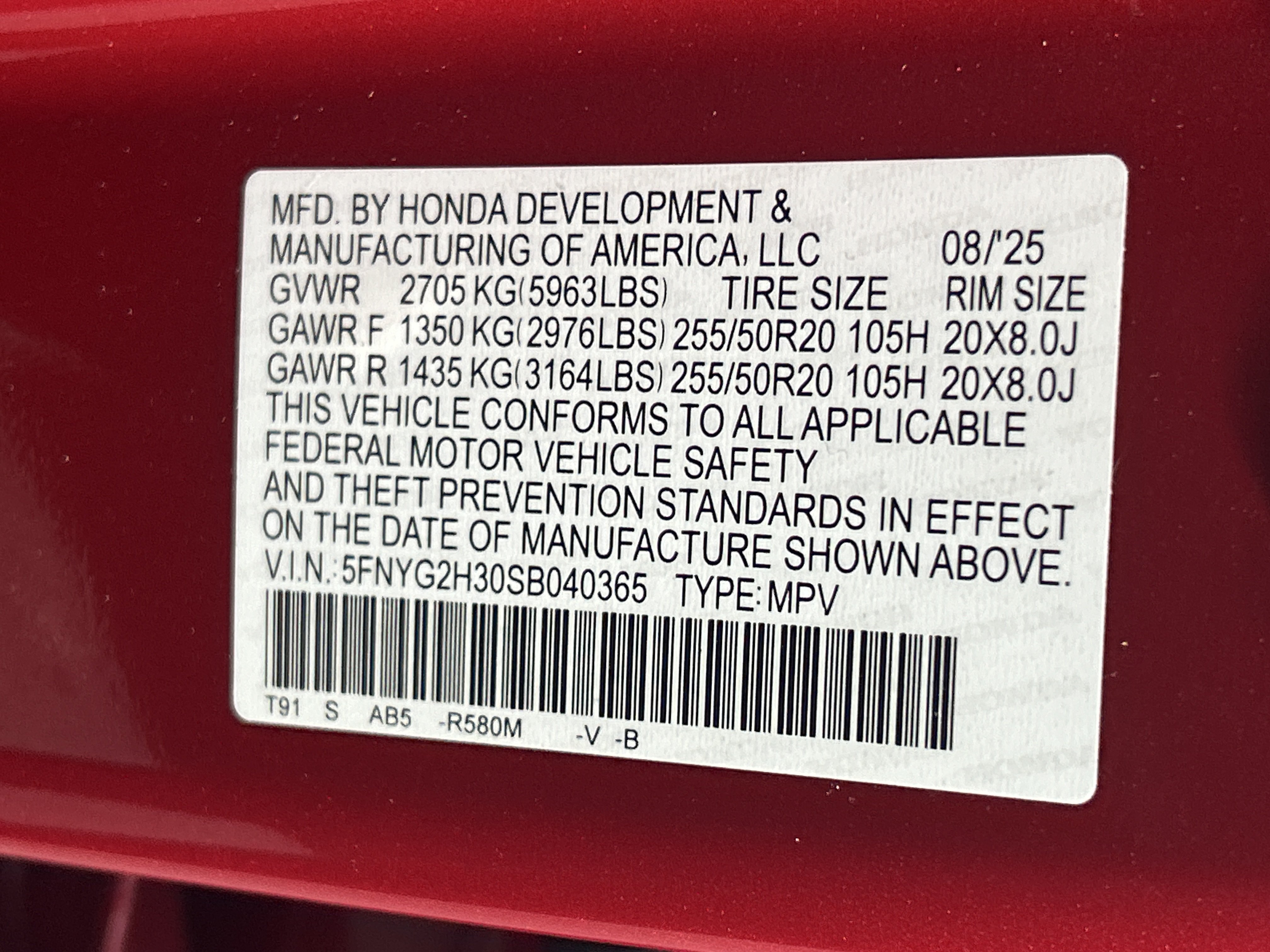Used 2025 Honda Pilot Sport image 36