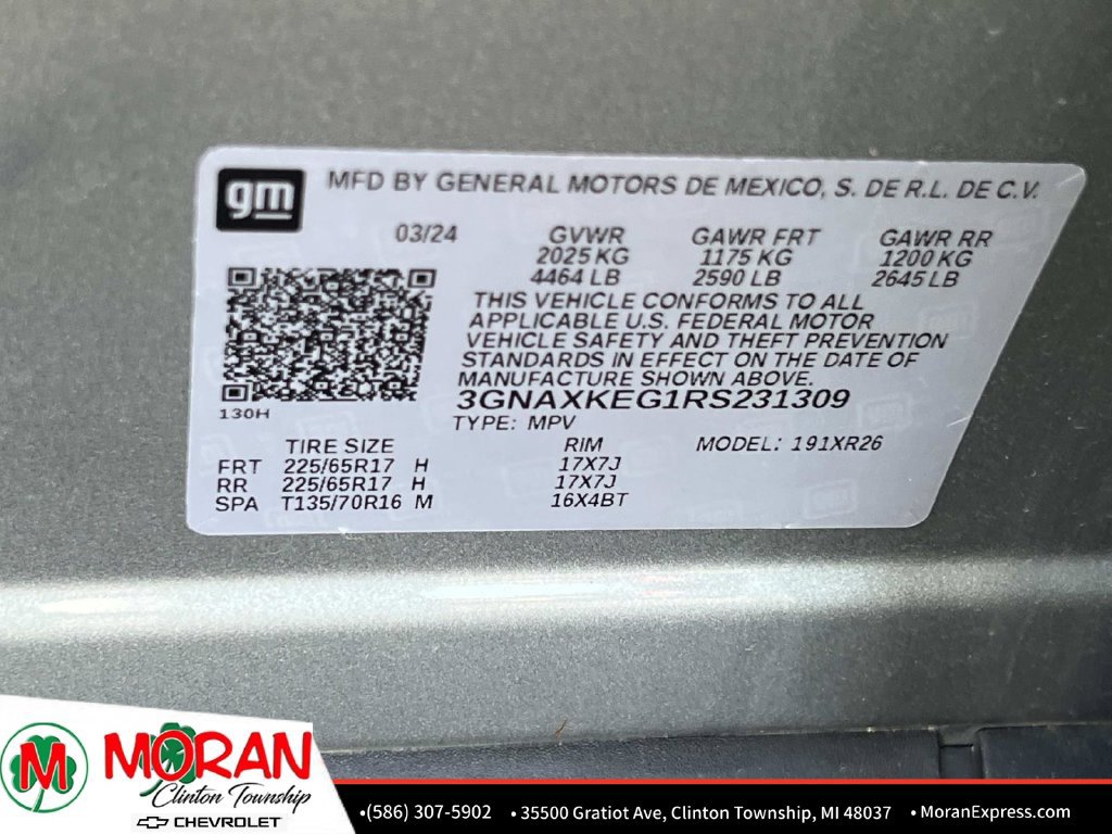 Certified 2024 Chevrolet Equinox LT FWD image 18