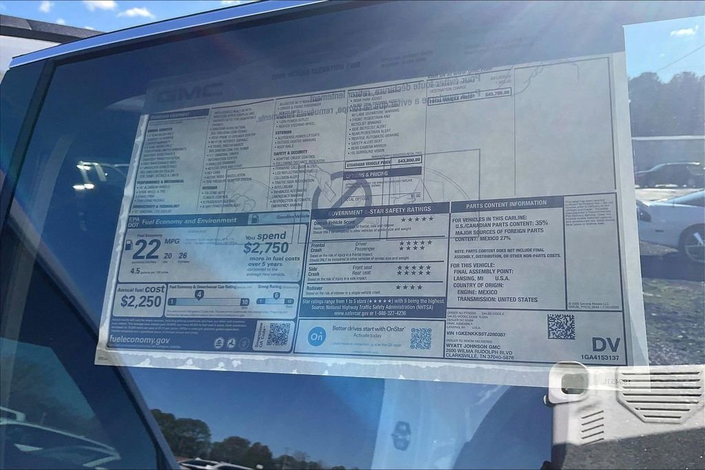 New 2026 GMC Acadia Elevation image 14