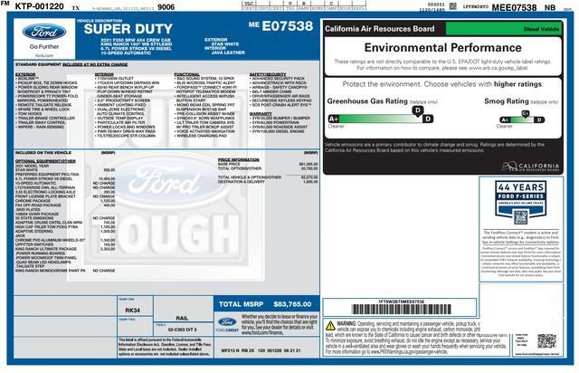 Used 2021 Ford F250 King Ranch w/ King Ranch Ultimate Package image 51