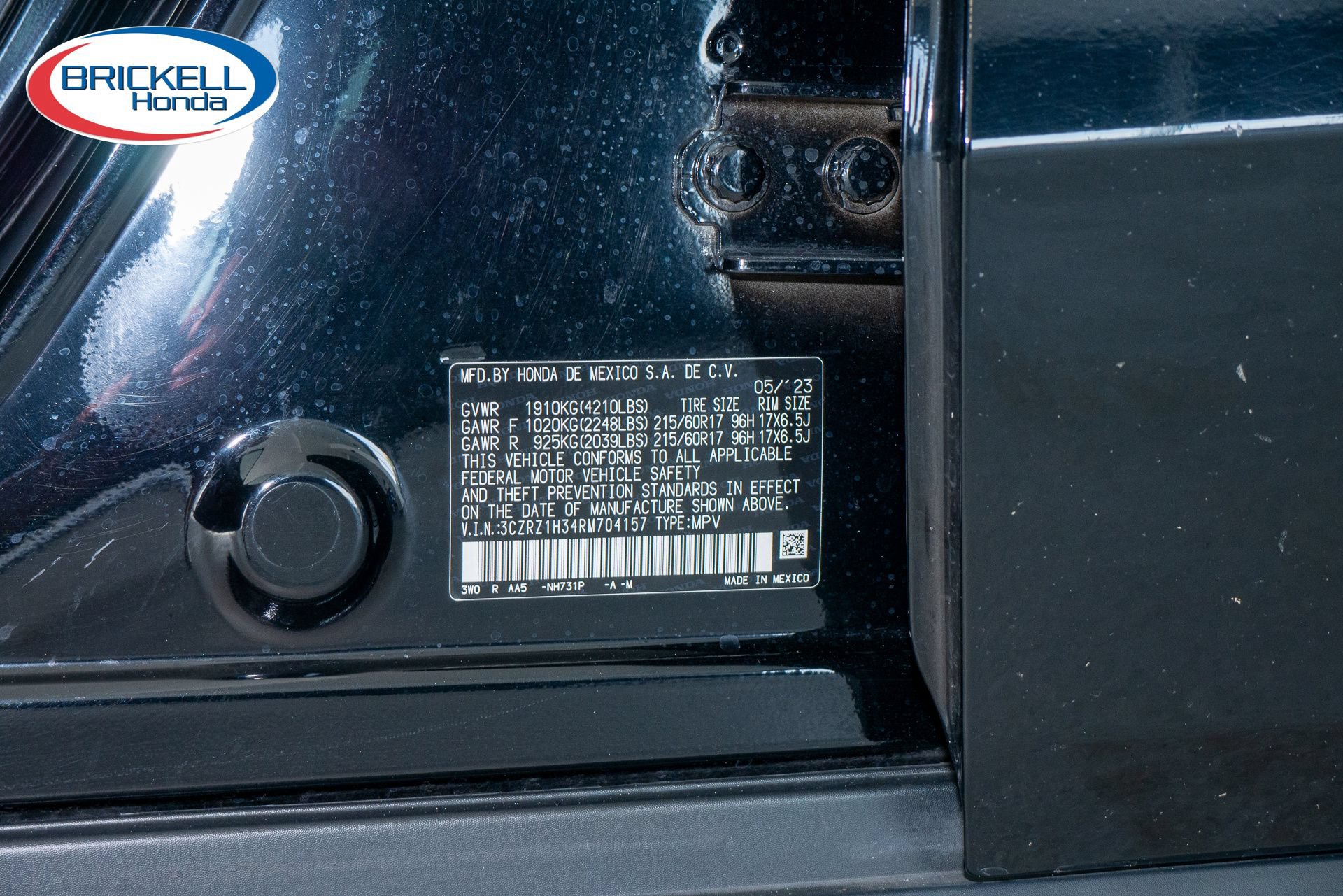 Certified 2024 Honda HR-V LX image 38