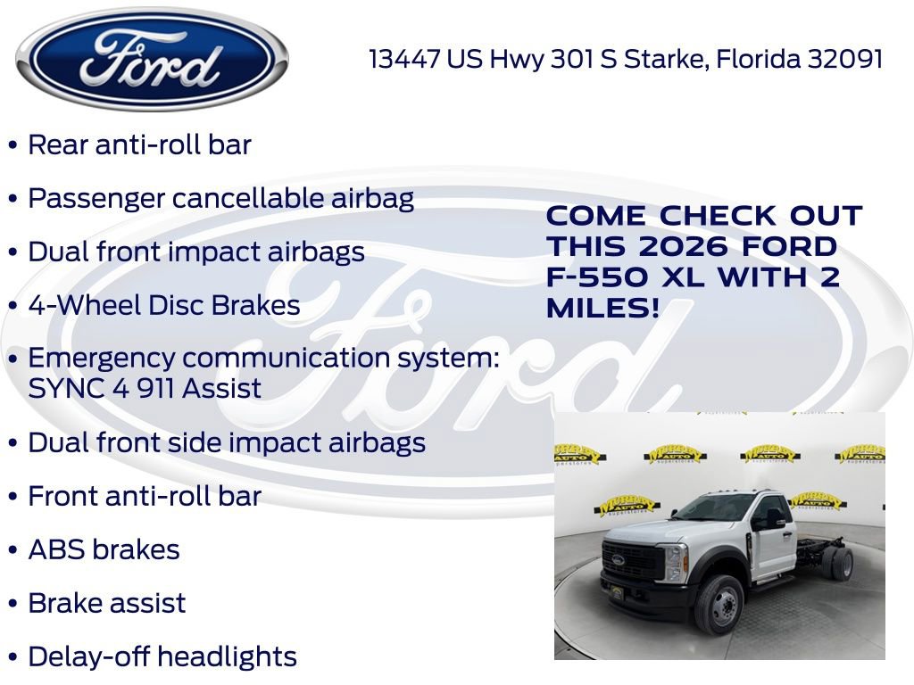 New 2026 Ford F550 4x4 Regular Cab Super Duty image 25