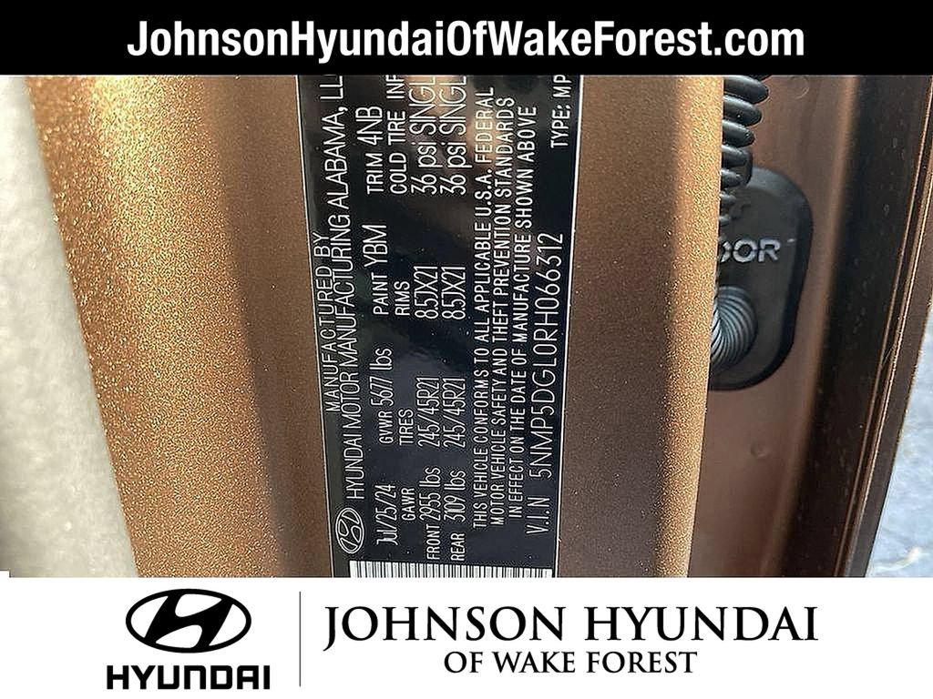 New 2024 Hyundai Santa Fe Calligraphy w/ Tow & Go Package AWD/4WD image 21