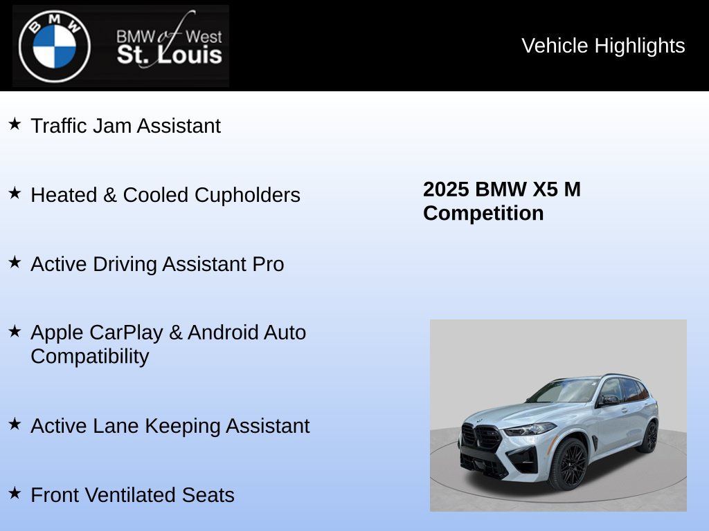 Used 2025 BMW X5 M Competition w/ Executive Package AWD/4WD image 16