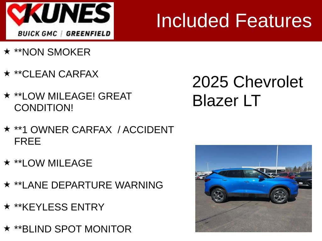 Used 2025 Chevrolet Blazer LT FWD image 3