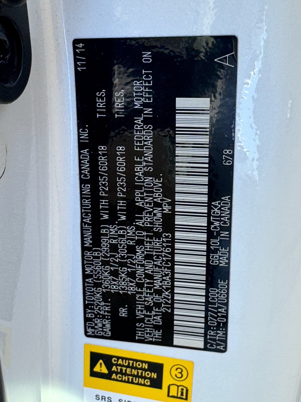 Used 2015 Lexus RX 350 FWD w/ Premium Package image 11