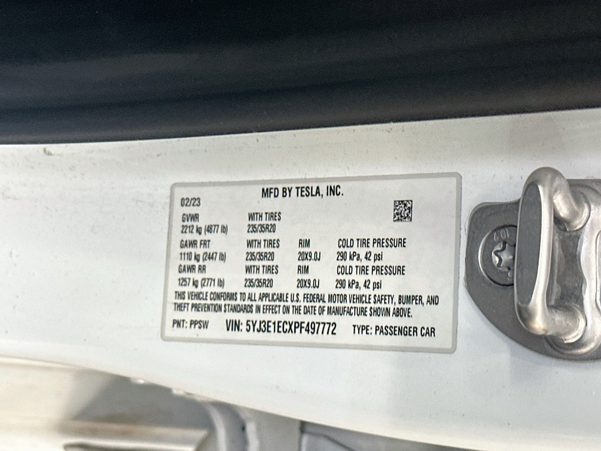 Used 2023 Tesla Model 3 Performance AWD/4WD image 12