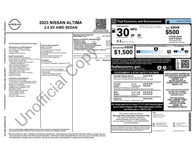 Certified 2023 Nissan Altima 2.5 SV image 23