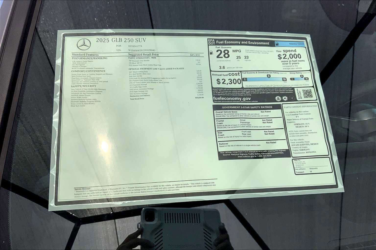 New 2025 Mercedes-Benz GLB 250 image 22