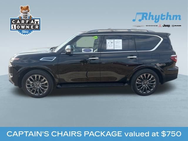 Used 2023 Nissan Armada Platinum w/ Captain's Chairs Package image 1