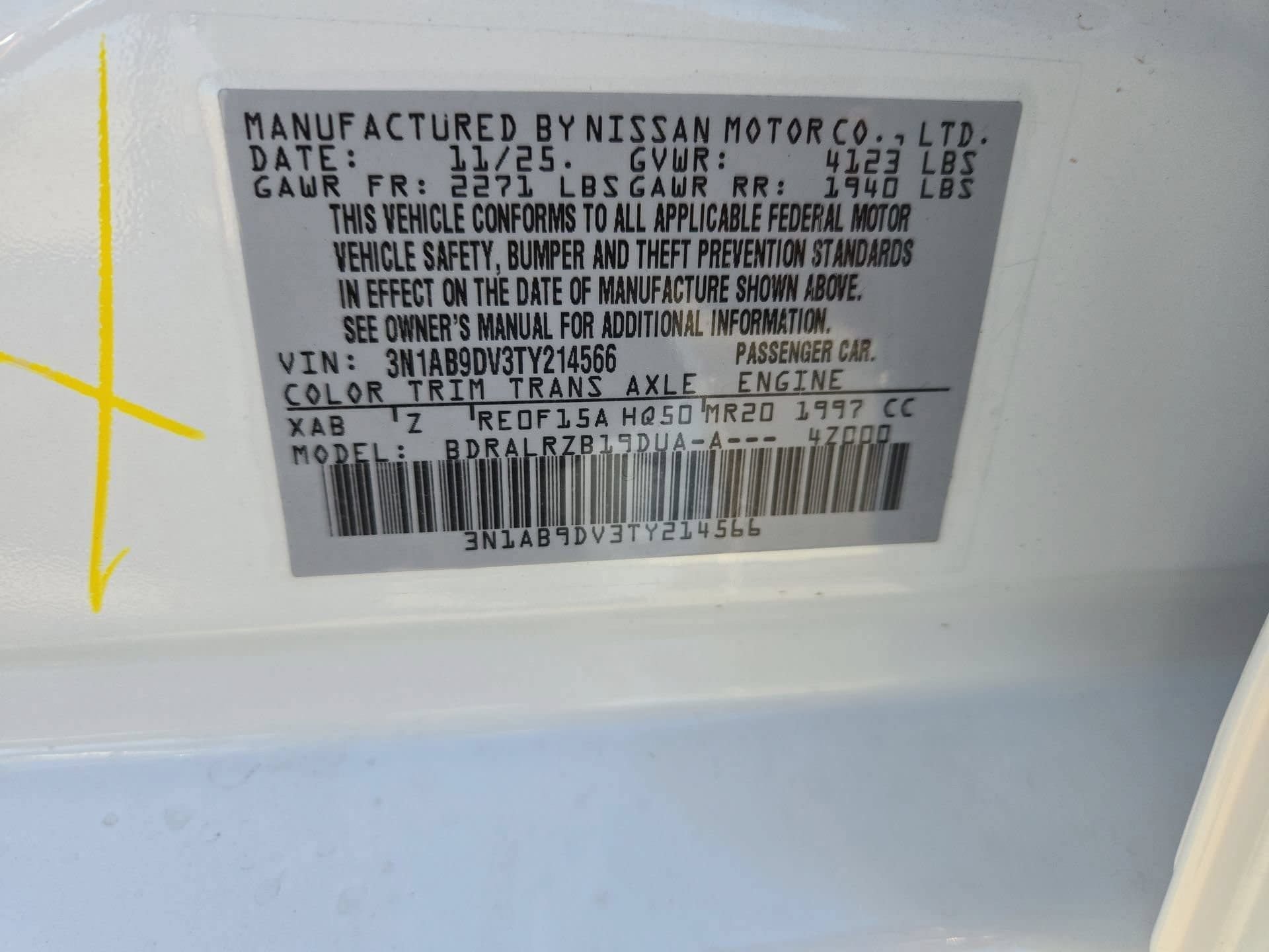 New 2026 Nissan Sentra SR w/ SR All Weather Package FWD image 38