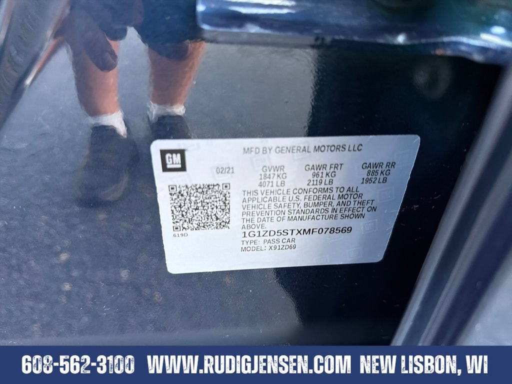 Used 2021 Chevrolet Malibu LT FWD image 28