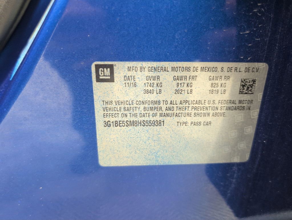 Used 2017 Chevrolet Cruze LT w/ Convenience Package image 47