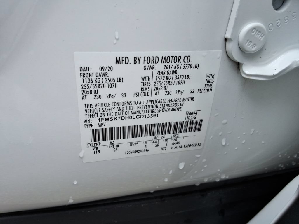 Used 2020 Ford Explorer XLT w/ Equipment Group 202A RWD image 37