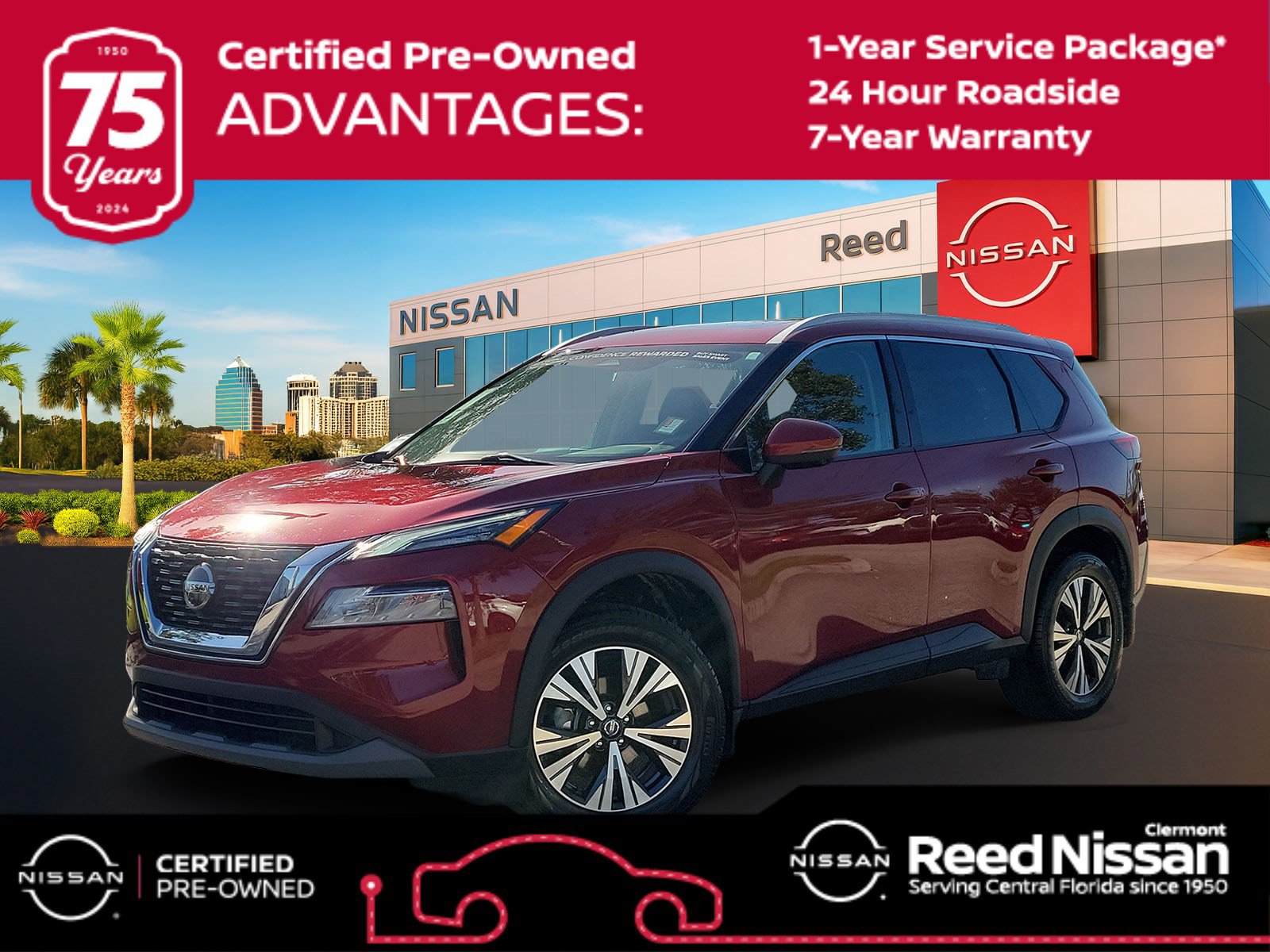 Certified 2021 Nissan Rogue SV w/ Premium Package