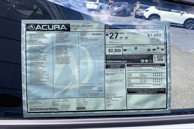 New 2026 Acura ADX A-Spec AWD/4WD image 20