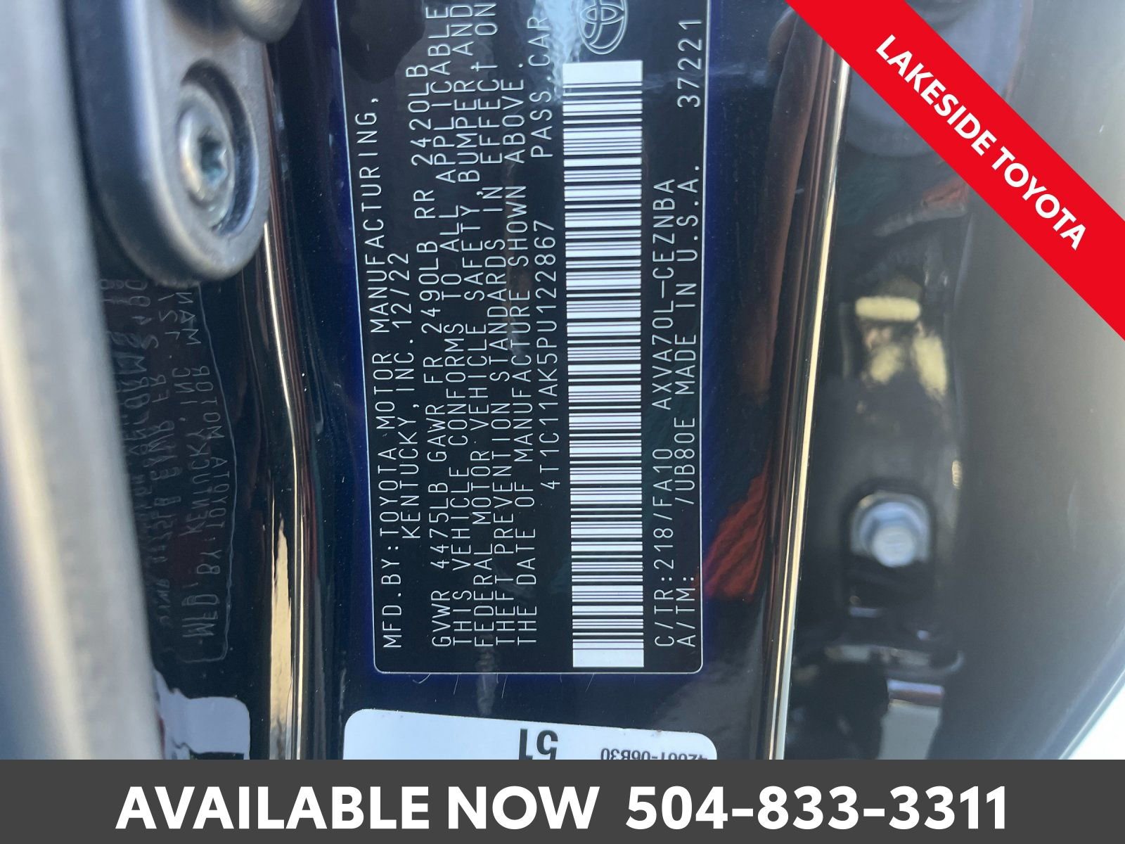 Certified 2023 Toyota Camry LE image 37