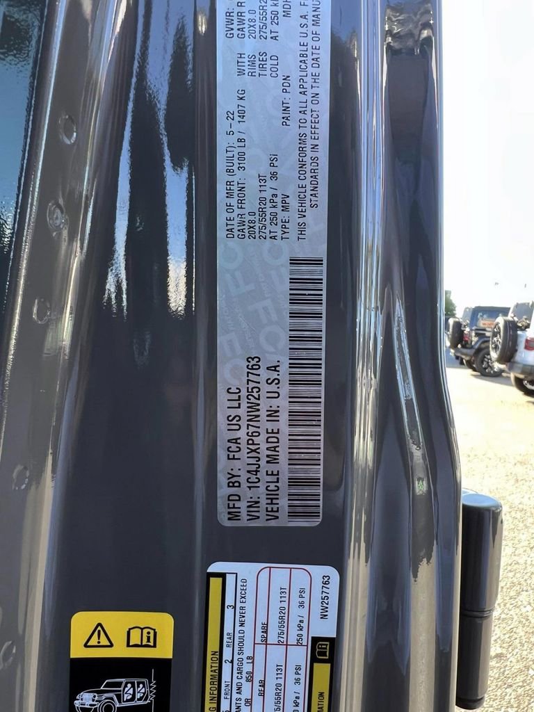 Used 2022 Jeep Wrangler Unlimited Sahara 4xe w/ Cold Weather Group image 20