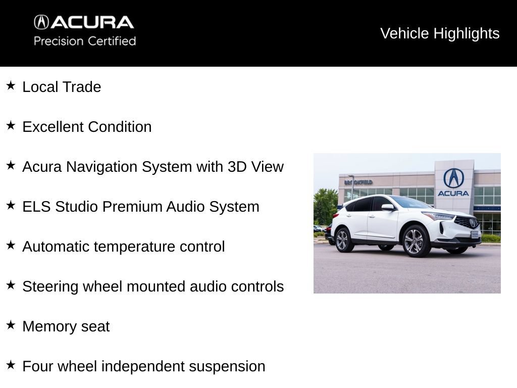 Certified 2025 Acura RDX SH-AWD w/ Technology Package image 5