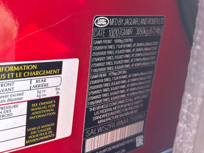 Used 2021 Land Rover Range Rover Sport HST image 26