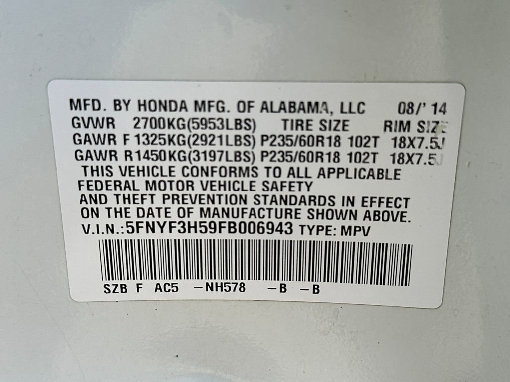 Used 2015 Honda Pilot EX-L image 24