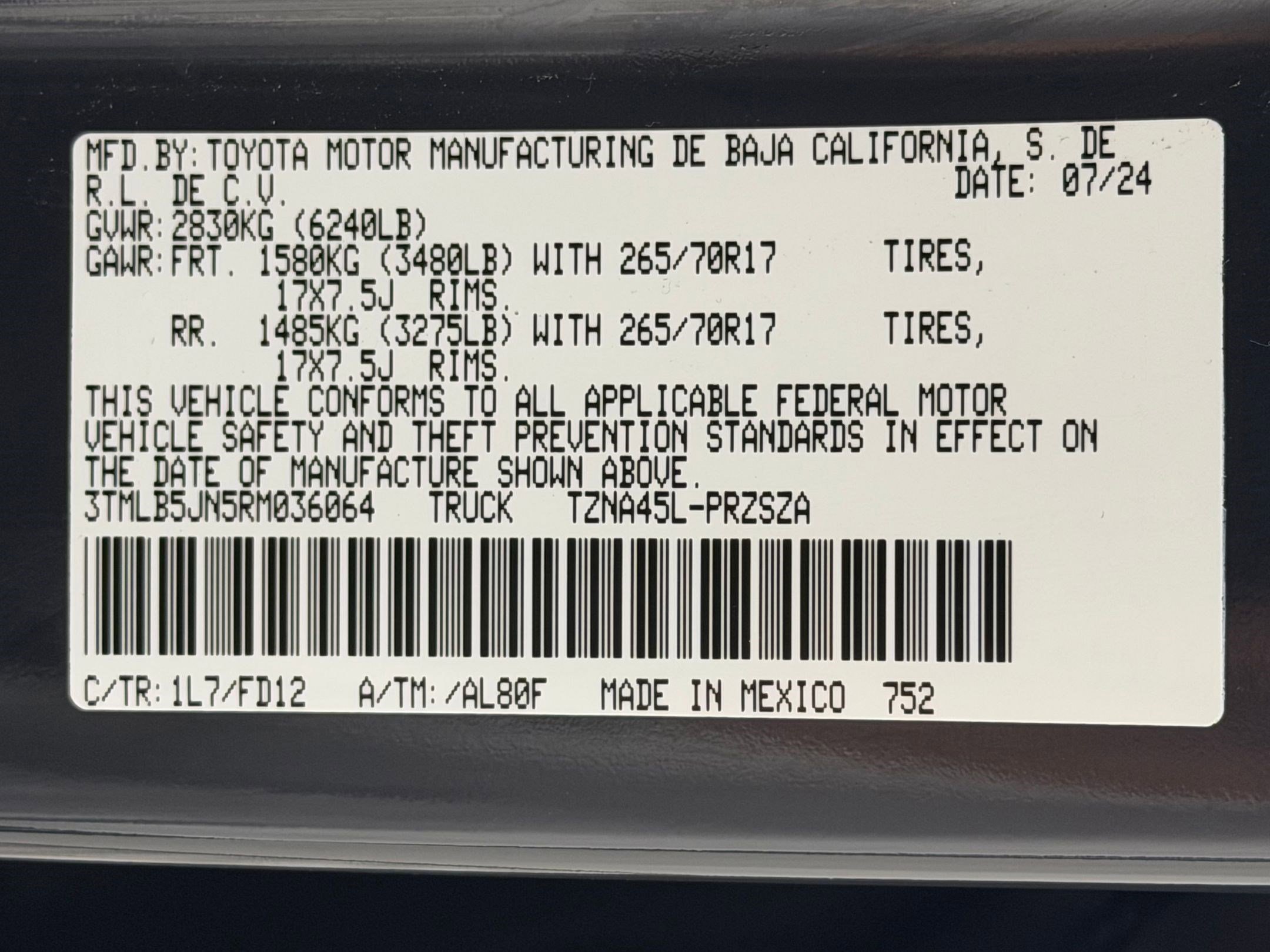 Certified 2024 Toyota Tacoma TRD Off-Road w/ TRD Off Road Upgrade Package image 28