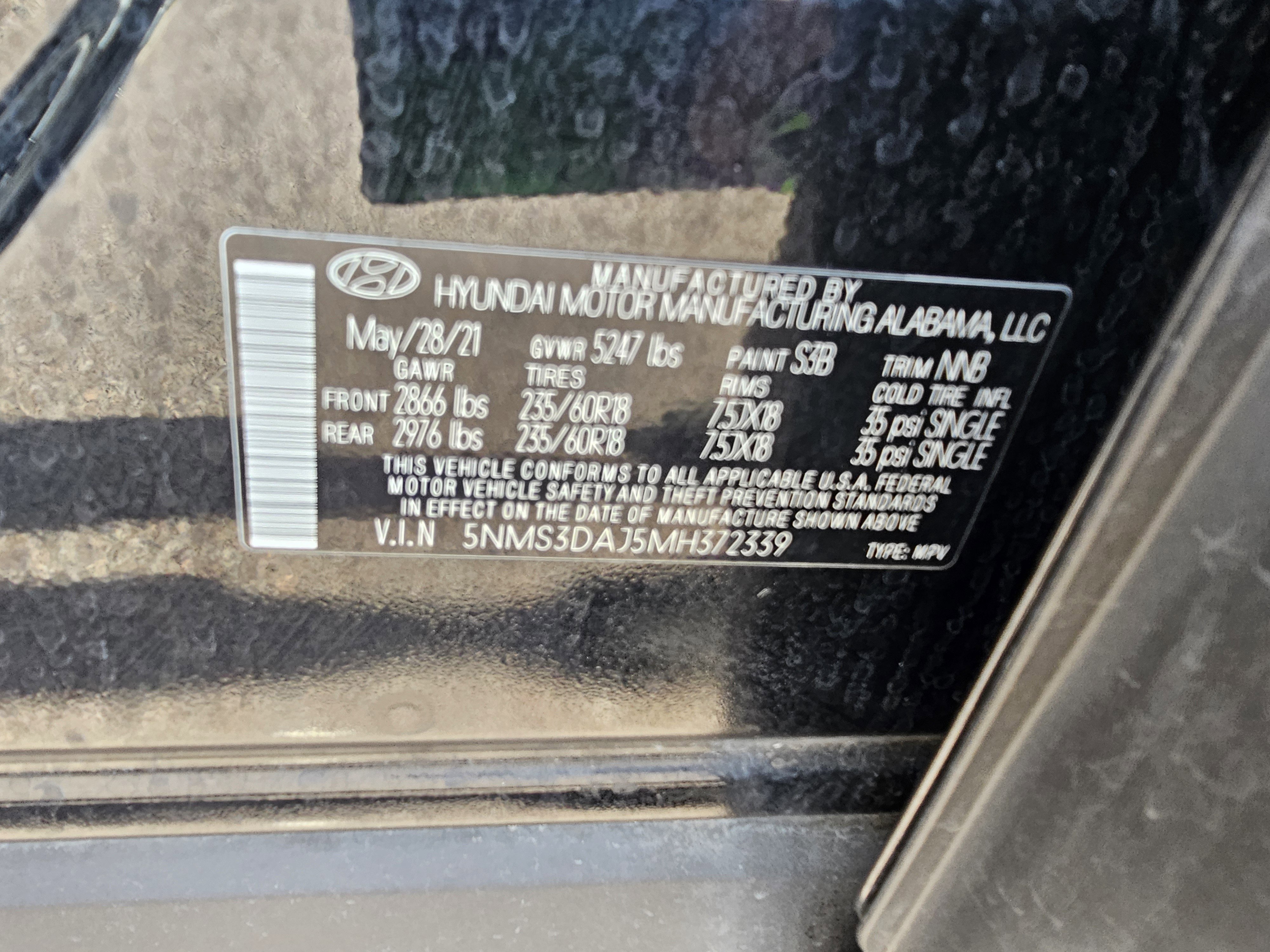 Used 2021 Hyundai Santa Fe SEL w/ Convenience + Premium Package image 36