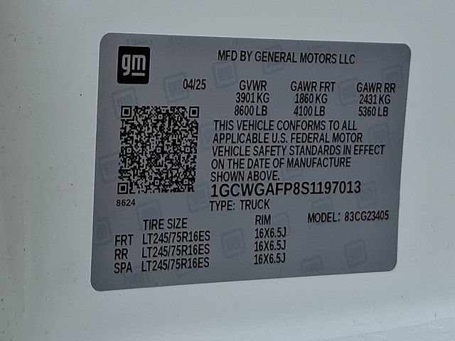 Used 2025 Chevrolet Express 2500 w/ Driver Convenience Package RWD image 30