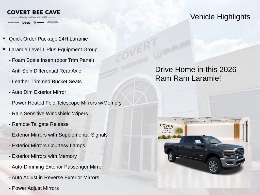 New 2026 RAM 2500 Laramie w/ Towing Technology Group AWD/4WD image 6
