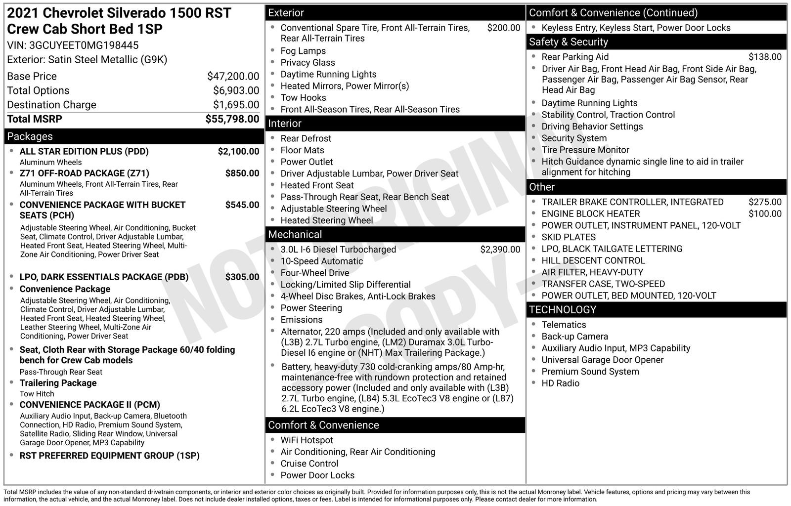 Used 2021 Chevrolet Silverado 1500 RST w/ All Star Edition Plus AWD/4WD image 34