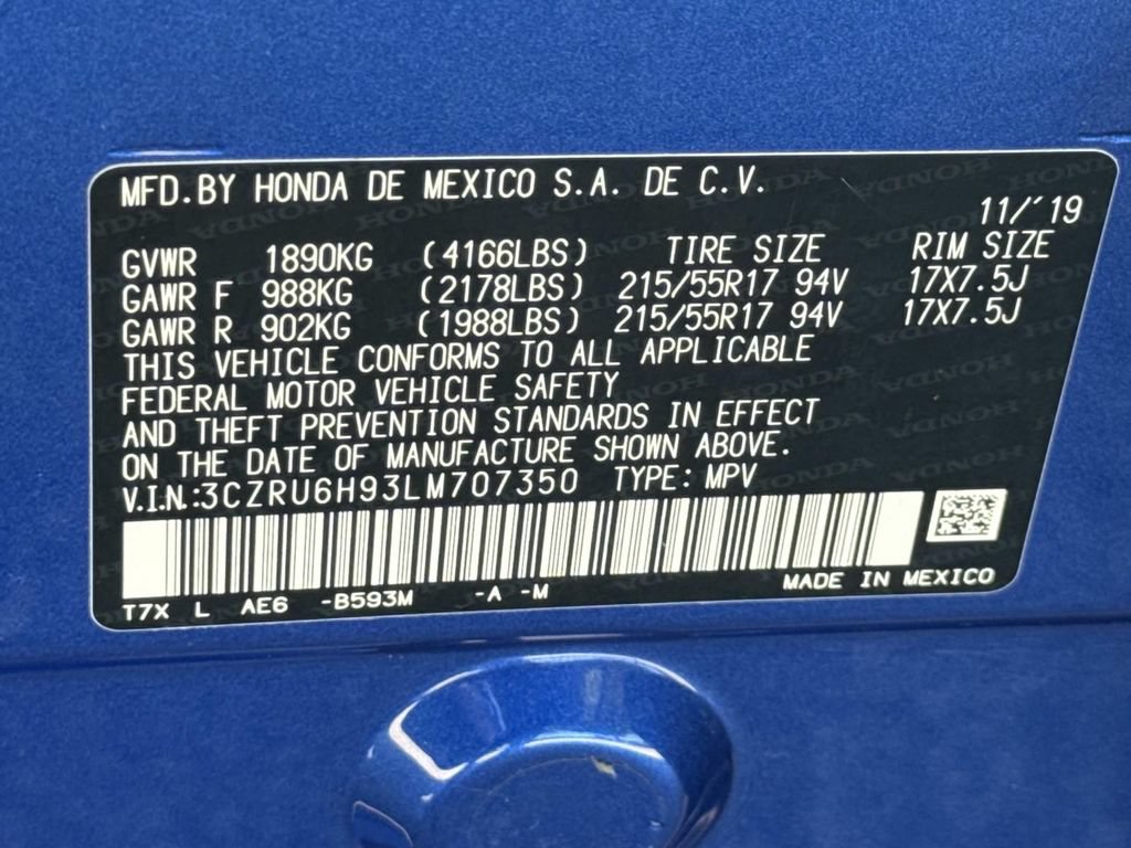 Used 2020 Honda HR-V Touring image 31