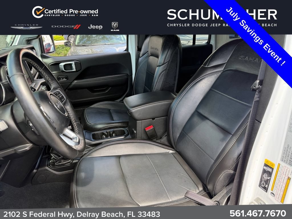 Used 2022 Jeep Wrangler Unlimited Sahara w/ LED Lighting Group AWD/4WD image 11