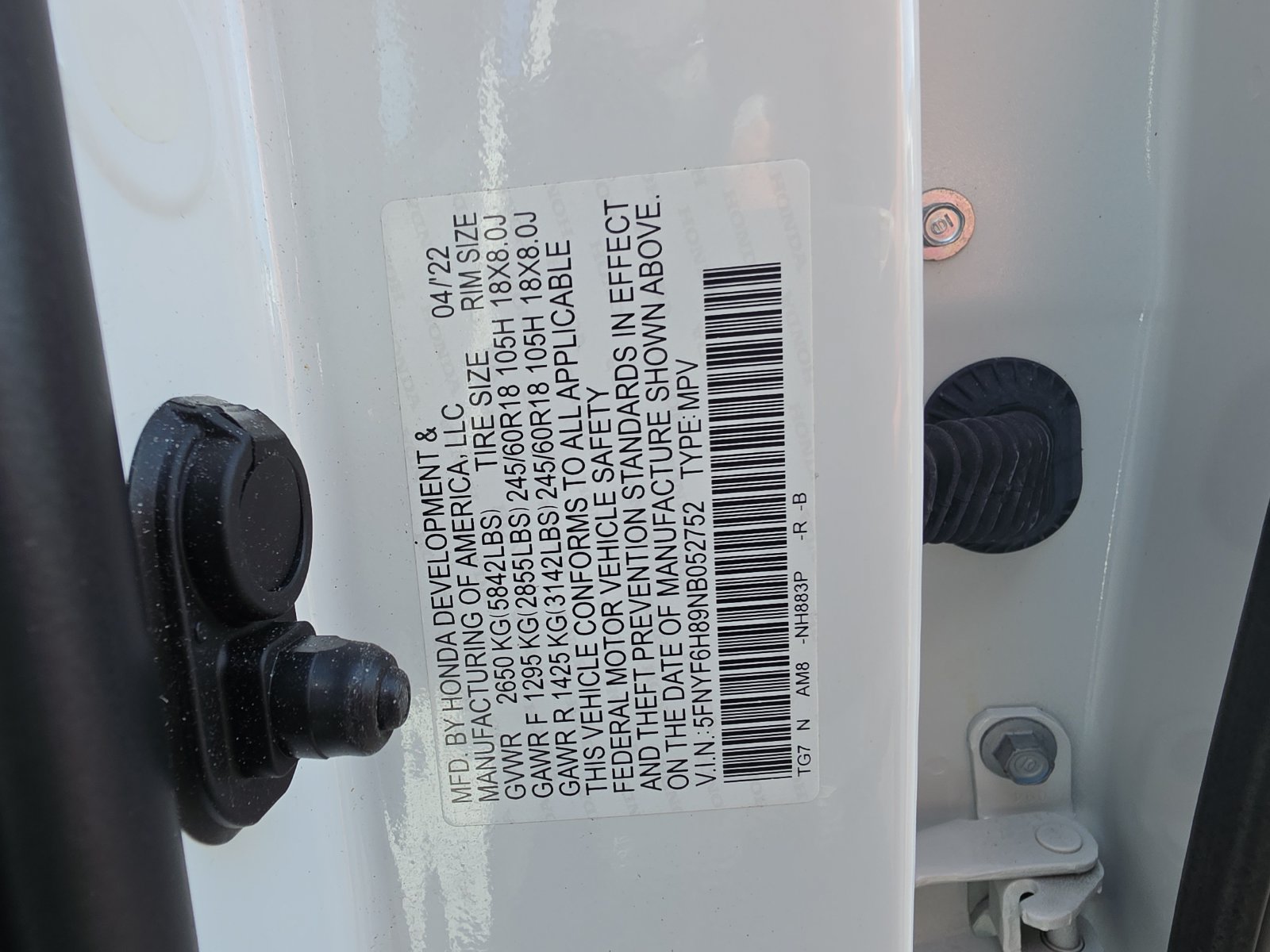 Certified 2022 Honda Pilot TrailSport image 31
