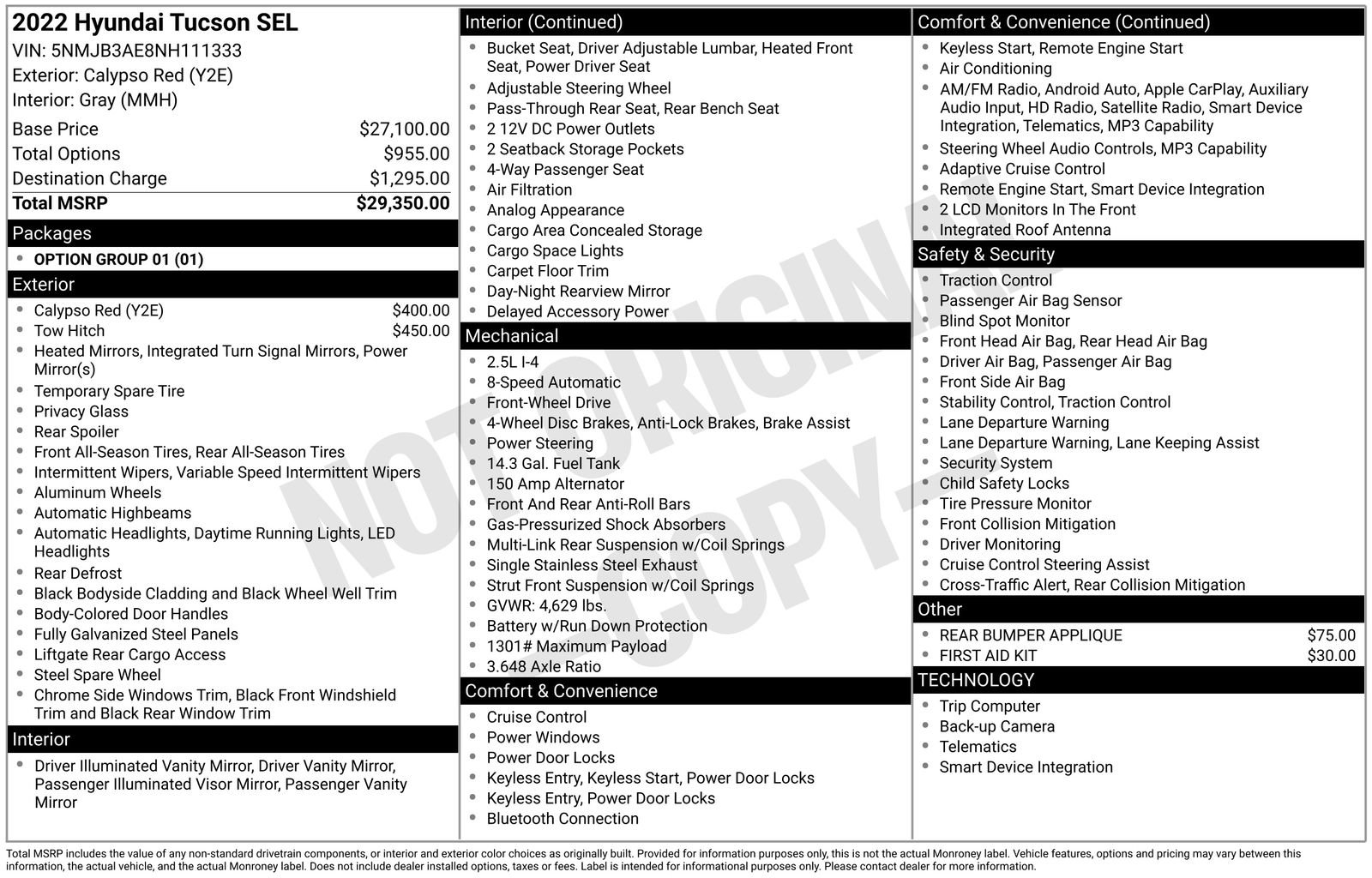 Used 2022 Hyundai Tucson SEL image 6