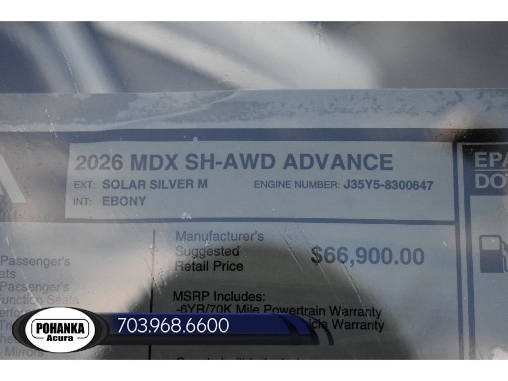 New 2026 Acura MDX w/ Advance Package AWD/4WD image 38