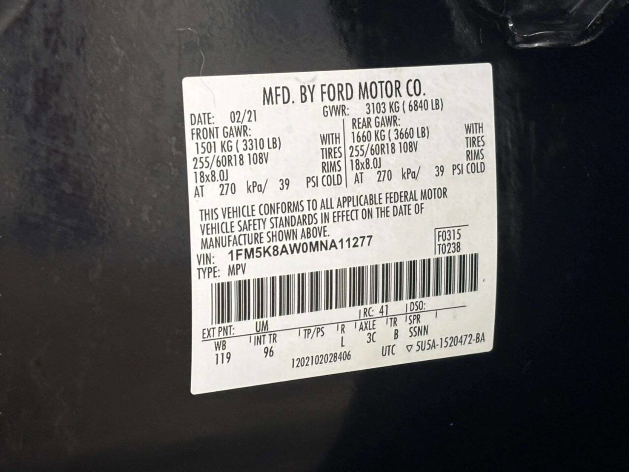 Used 2021 Ford Explorer 4WD Police Interceptor image 31