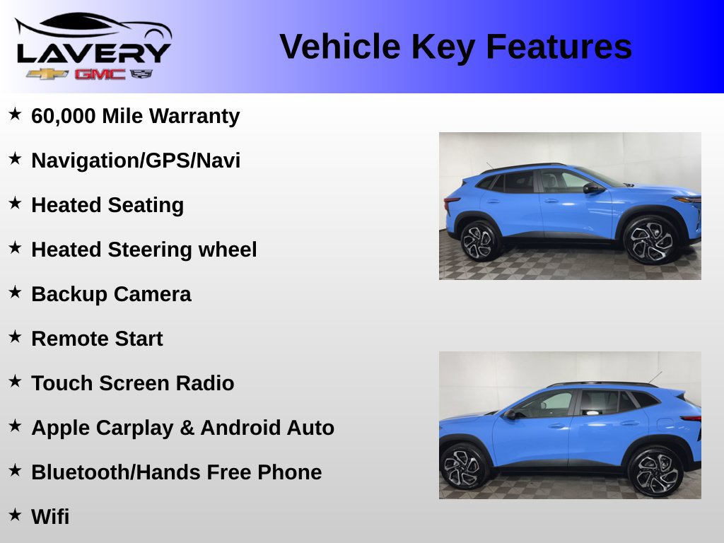 Used 2024 Chevrolet Trax RS w/ Sunroof Package FWD image 2