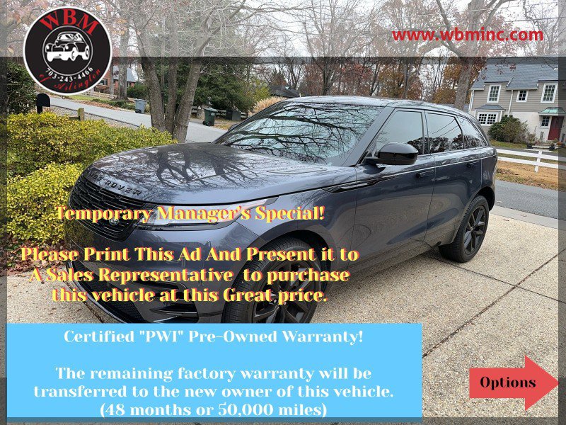 Used 2024 Land Rover Range Rover Velar Dynamic SE