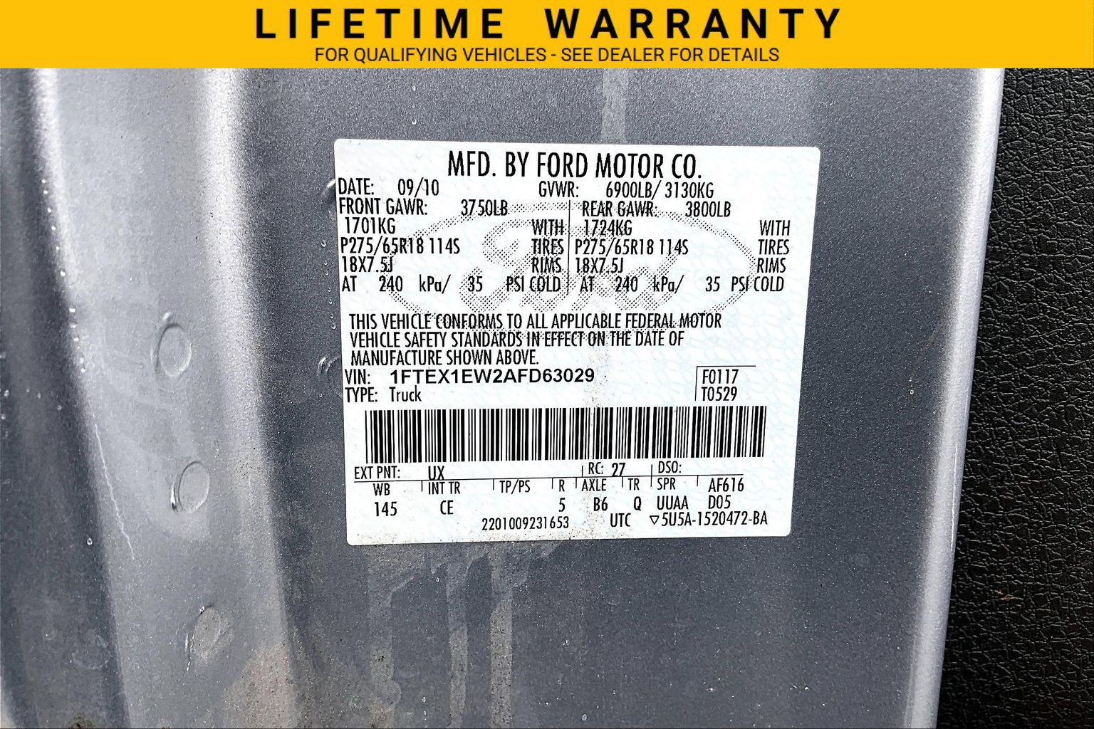 Used 2010 Ford F150 4x4 SuperCab image 6